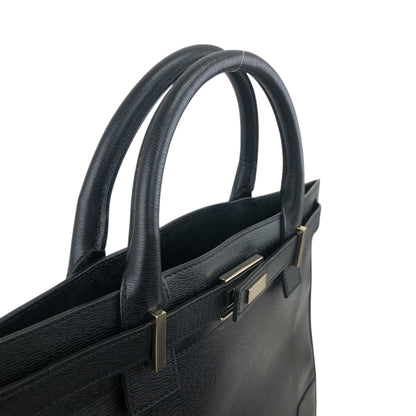 GUCCI Logo Handbag Black Vintage wmdsba