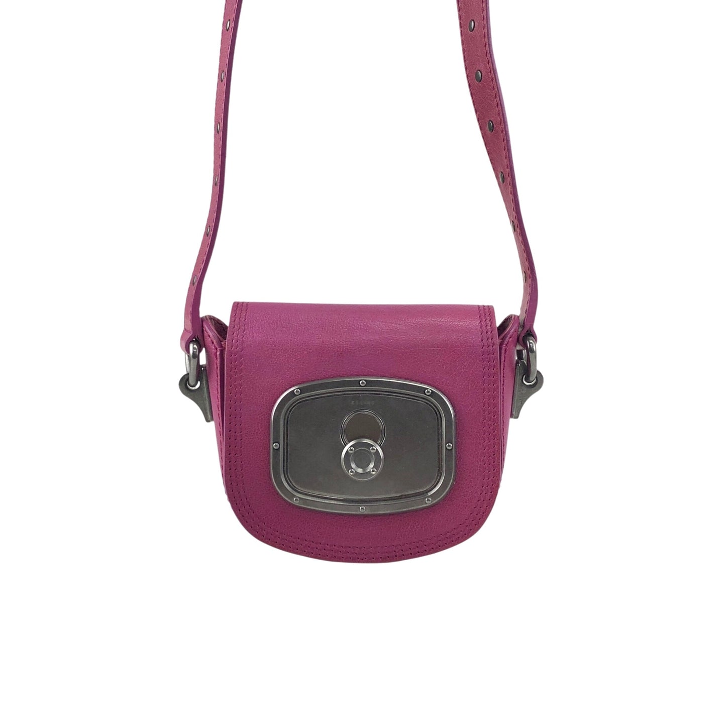 CELINE Stud Small Shoulder bag Pink Vintage hvizvp