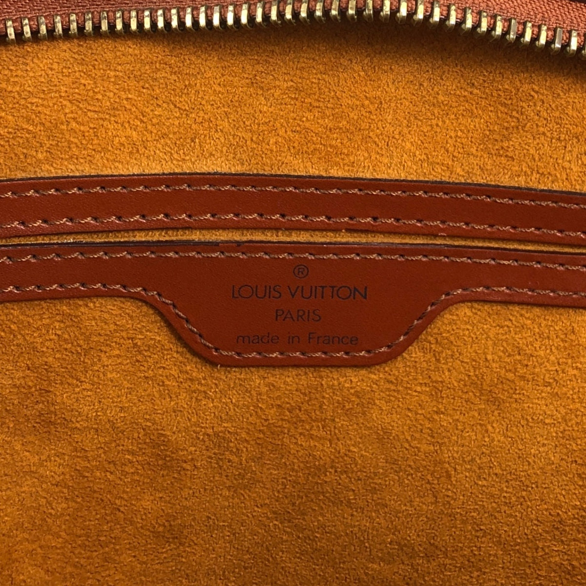 LOUIS VUITTON Epi Totebag Brown Vintage p6db2u
