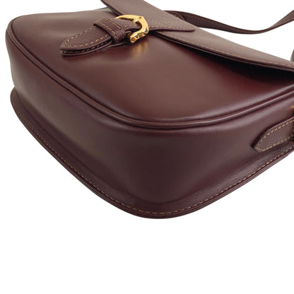 Cartier Front Buckle Shoulder bag Bordeaux Vintage iejnyi