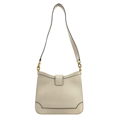 CELINE Gancini Shoulder bag Beige Vintage xc33k4