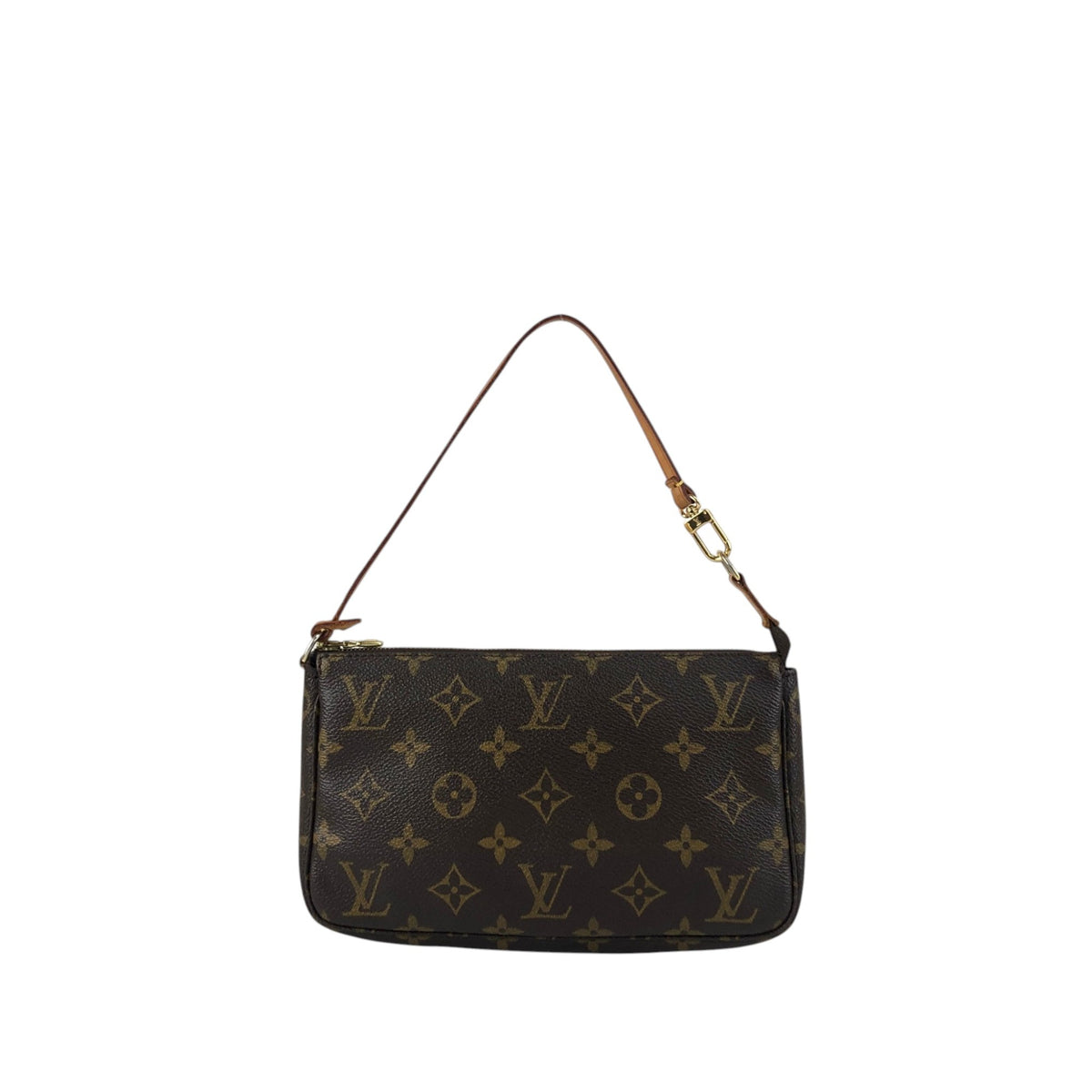 LOUIS VUITTON Monogram Shoulder bag Brown M51980 Vintage k775xf