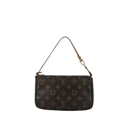 LOUIS VUITTON Monogram Shoulder bag Brown M51980 Vintage k775xf
