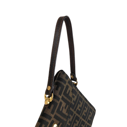 FENDI Zucca Handbag Brown Vintage 5pdvzg