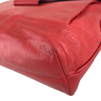 CELINE Blason Shoulder bag Red Vintage mv242g