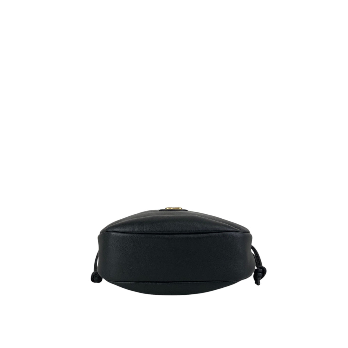 Christian Dior CD Logo Drawstring Shoulder bag Black Vintage 3cpukr