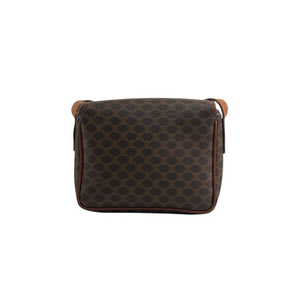 CELINE Macadam Blason Shoulder bag Brown Vintage 2d8taf