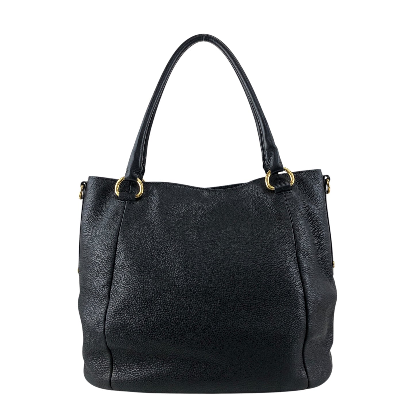 PRADA Logo Totebag Black Vintage f7udbt