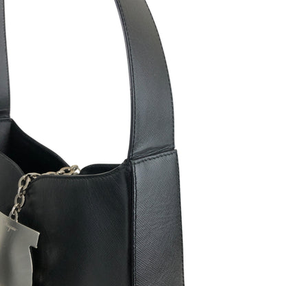 Salvatore Ferragamo Gancini Shoulder bag Hobobag Black Vintage ph7xes