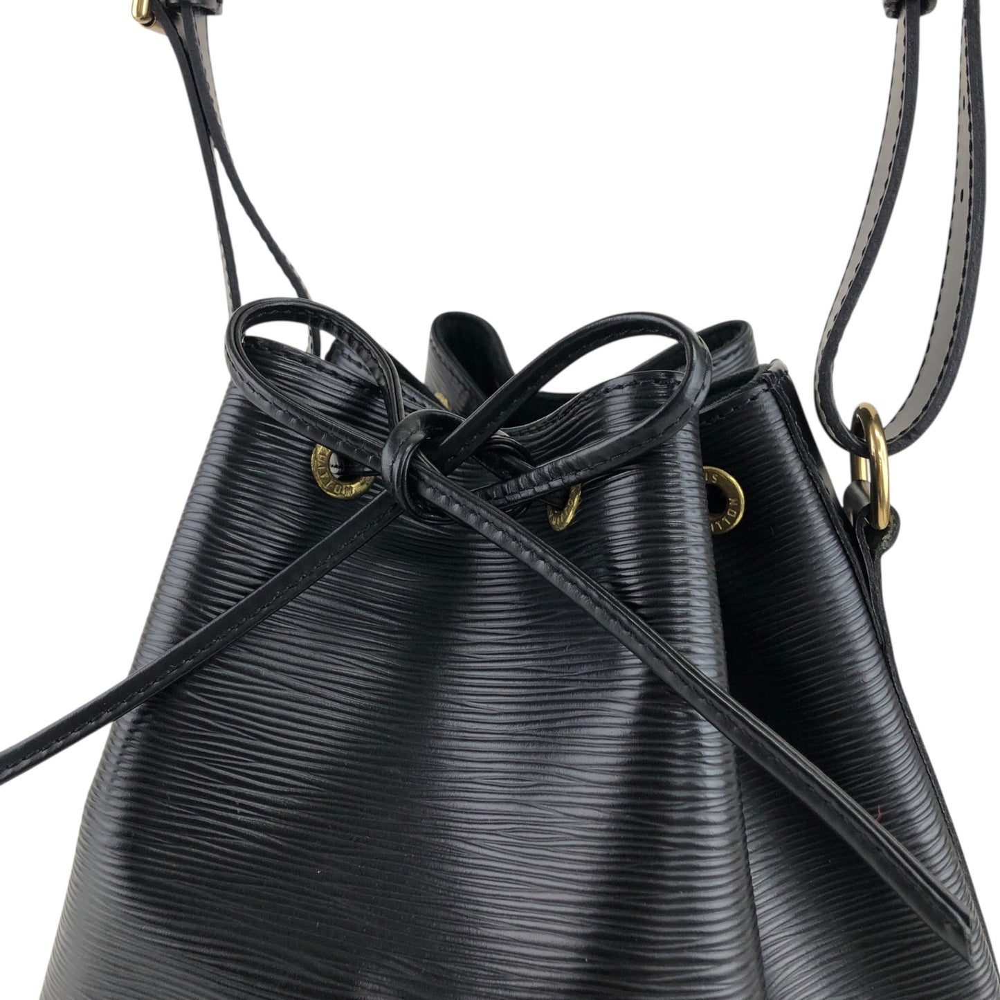 LOUIS VUITTON Epi Logo Shoulder bag Black M59012 Vintage yahgim