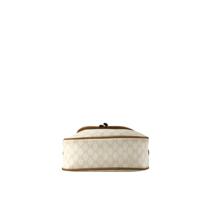 CELINE Macadam Blason Tassel Shoulder bag White Vintage esf7xf