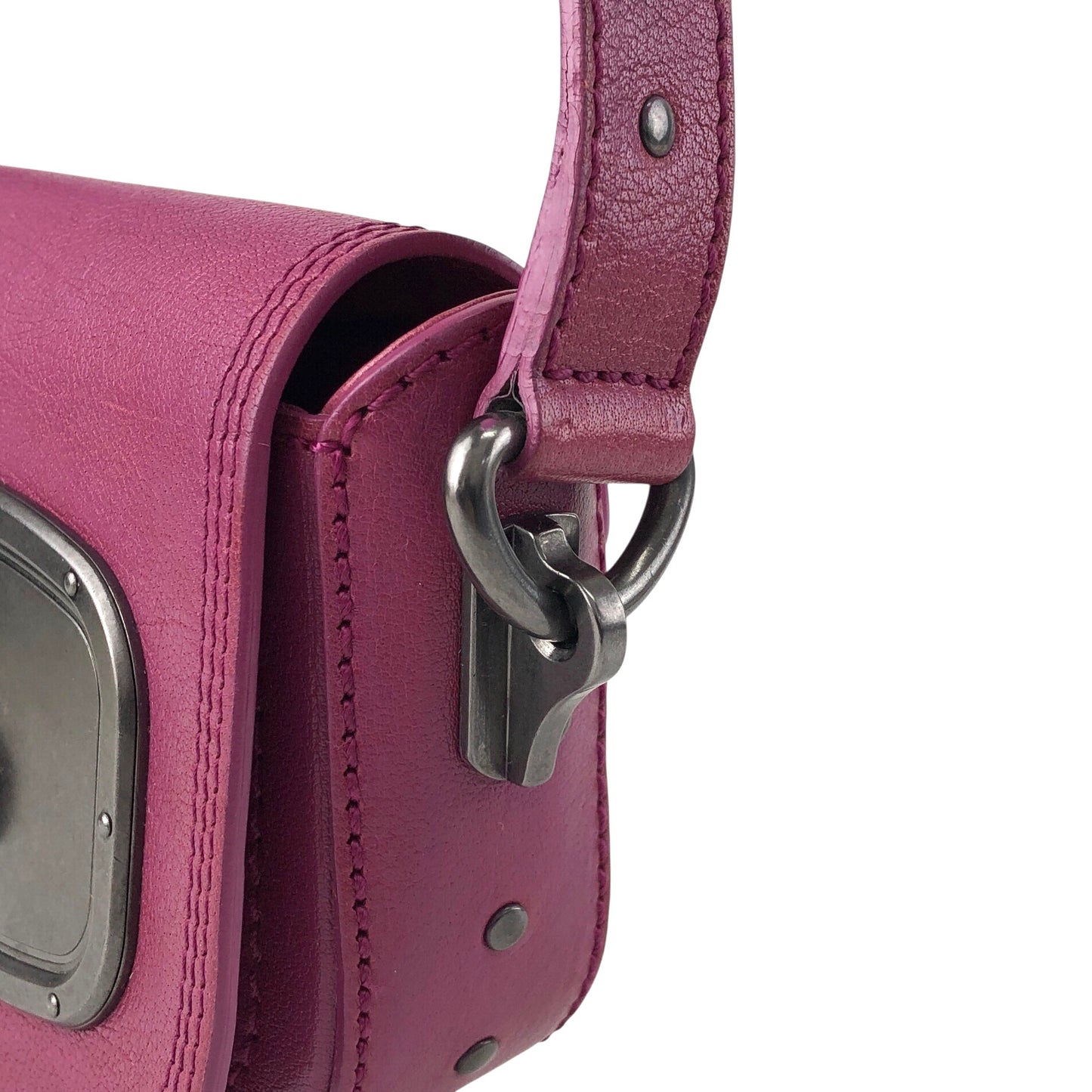 CELINE Stud Small Shoulder bag Pink Vintage hvizvp