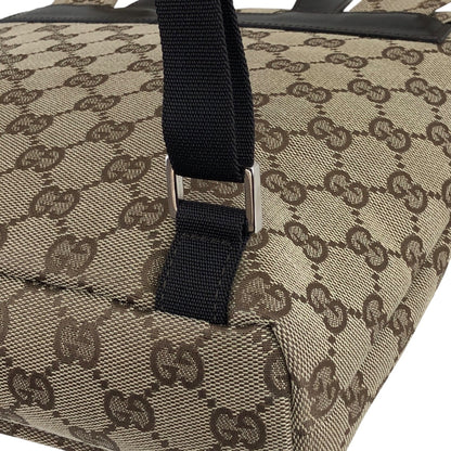 GUCCI GG Canvas Backpack Beige Vintage zj85nr