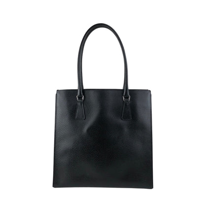 PRADA Triangle Logo Totebag Black Vintage gmc6dm