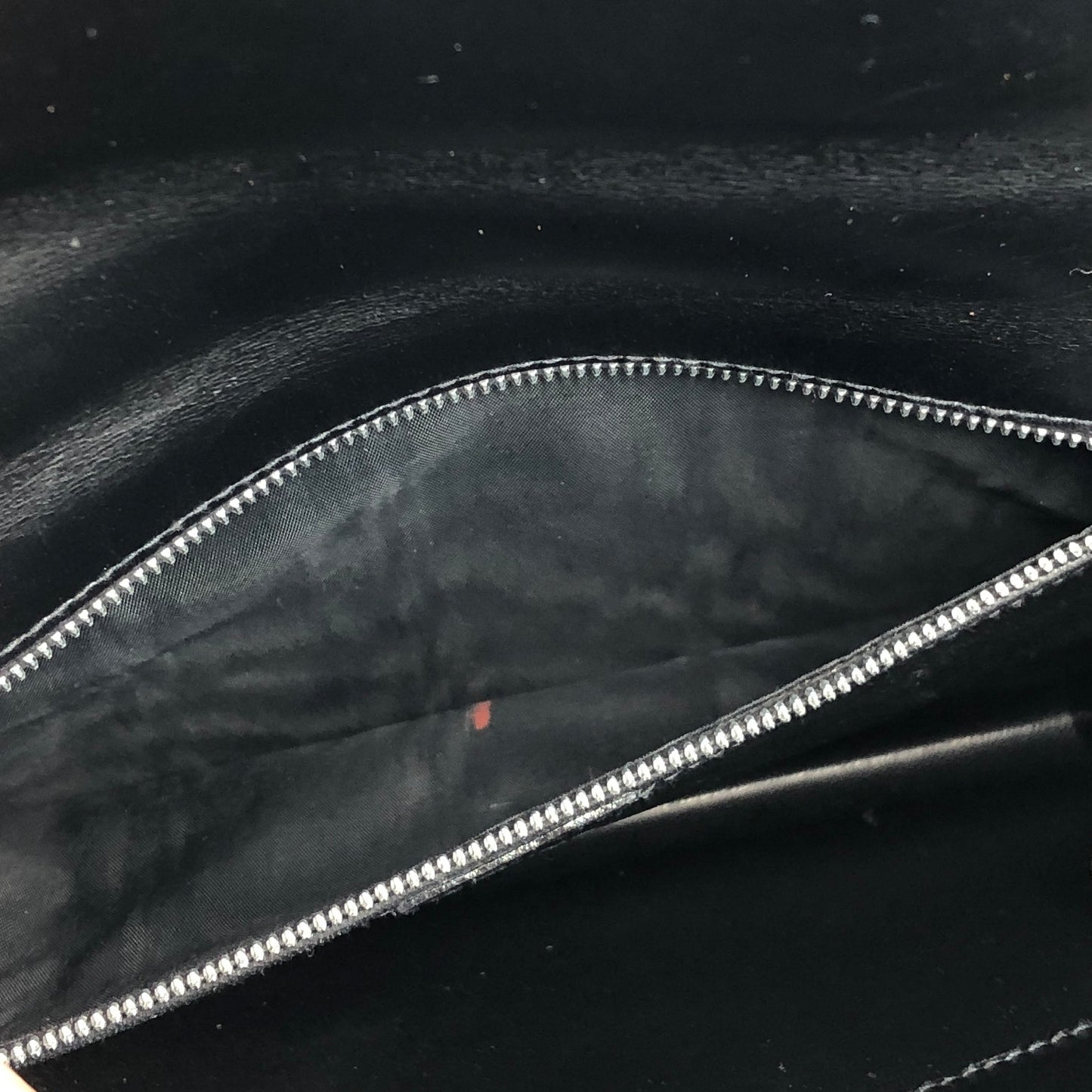 CELINE Gancini  Leather Crossbody Shoulder bag Black Vintage fiypr7
