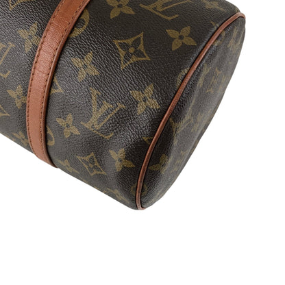 LOUIS VUITTON Monogram Handbag Pouch Brown Vintage kkcs2t