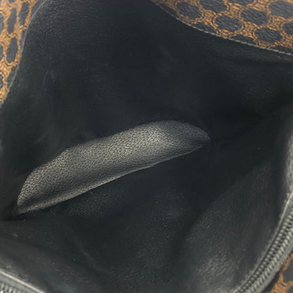 CELINE Macadam Leather Totebag Black Vintage gkmcp7