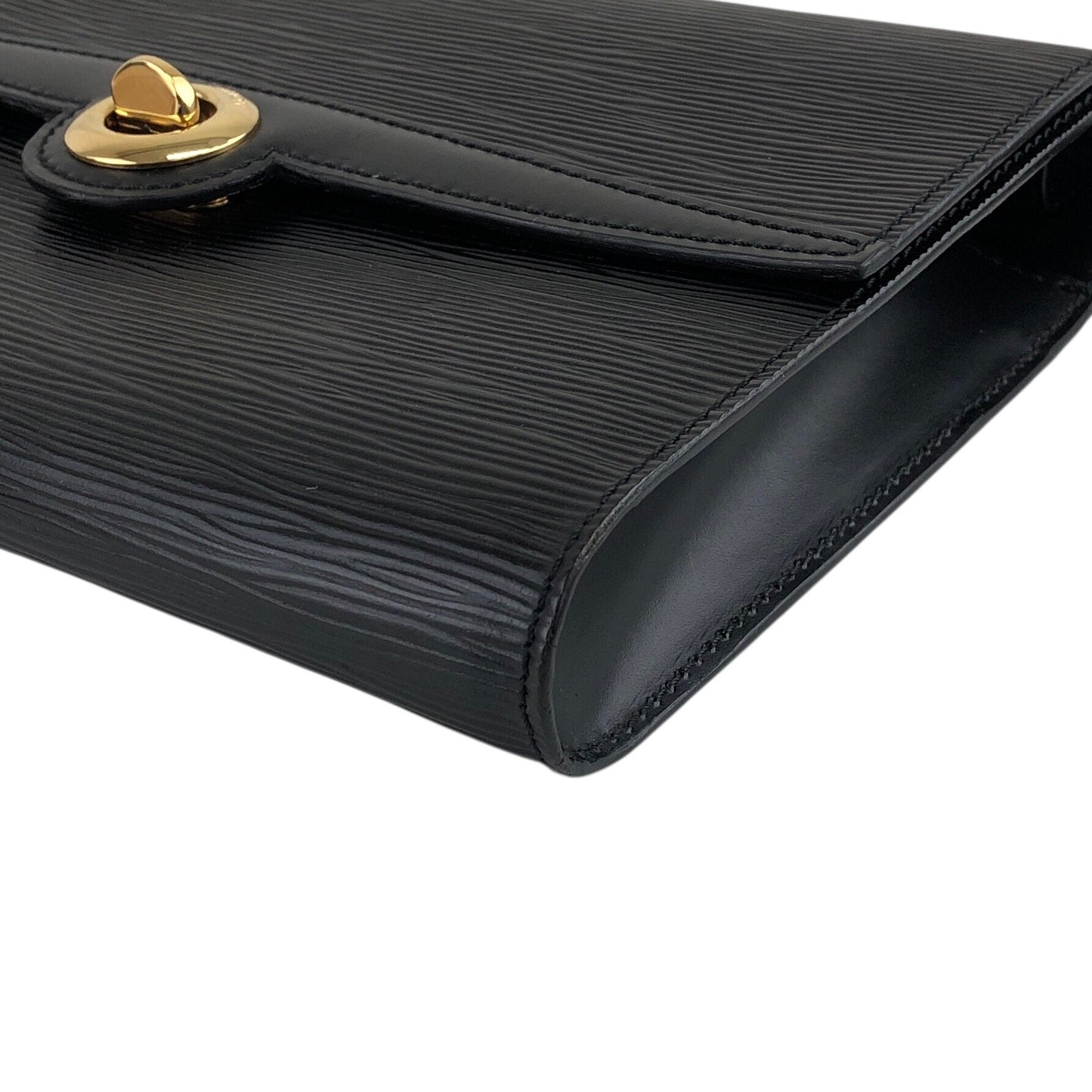 LOUIS VUITTON Epi Shoulder bag Black Vintage n8324t