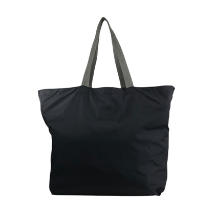 PRADA Tessuto Triangle Logo Totebag Black Vintage kctbn3