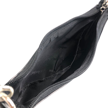 Yves Saint Laurent Logo Small Handbag Black Vintage bva8kv