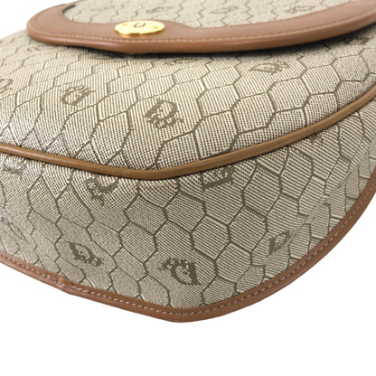 Christian Dior Honeycomb Shoulder bag Beige Vintage vxcu5t