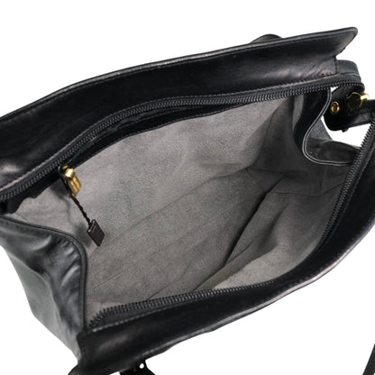 Bottega Veneta Intrecciato Handbag Shoulder bag Black Vintage egp857