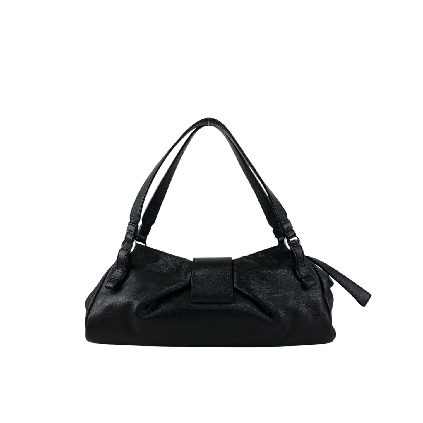 LOEWE Anagram Handbag Black Vintage sf28ij