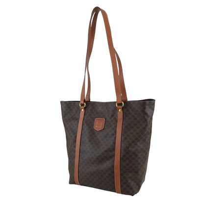 CELINE Macadam Blason Shoulder bag Totebag Brown Vintage u7fud7