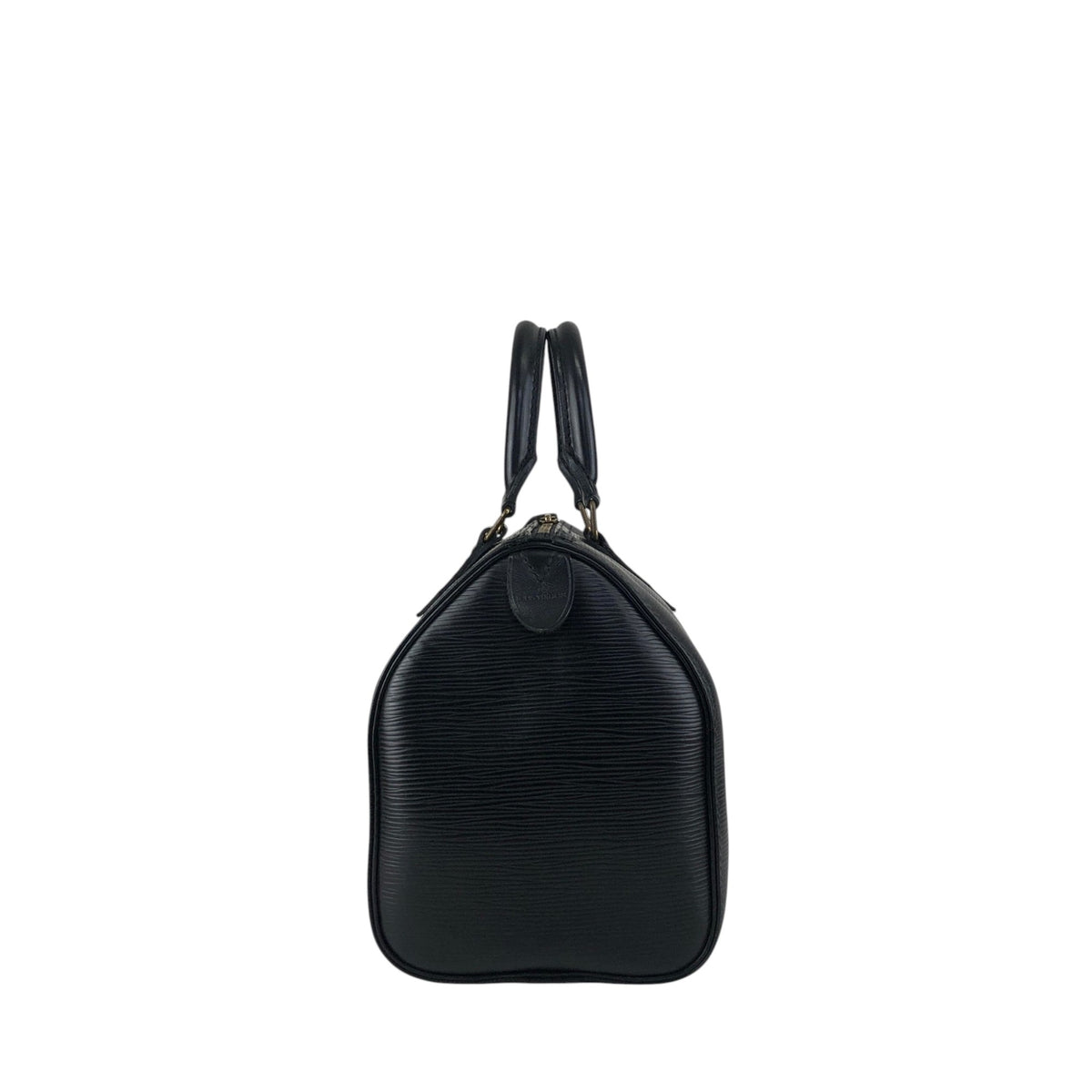 LOUIS VUITTON Epi Handbag Boston bag Black Vintage bria3m