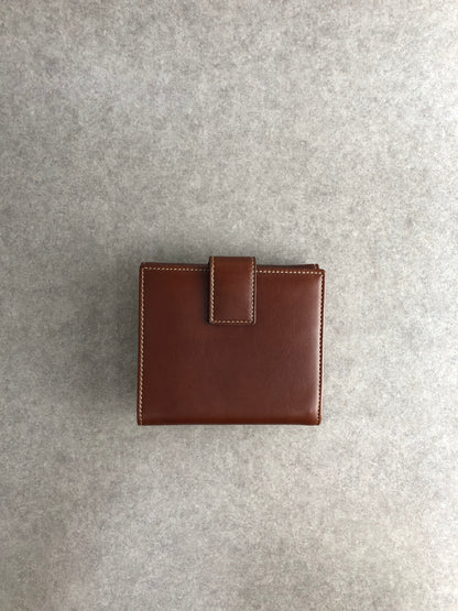 GUCCI Bamboo Folded Wallet Brown Vintage nduszv