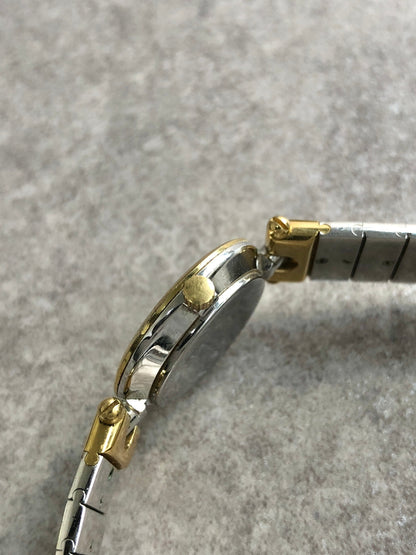 Christian Dior Quartz Watch Silver×Gold 3025 Vintage 7nep8k