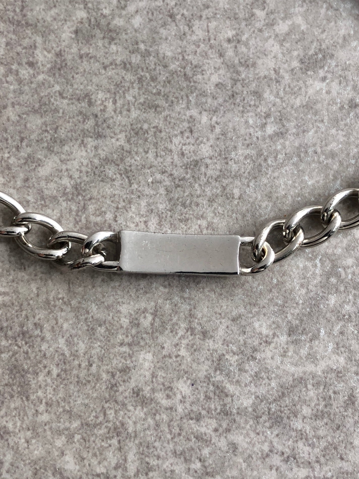 Christian Dior Logo Bracelet Silver Vintage un3gci