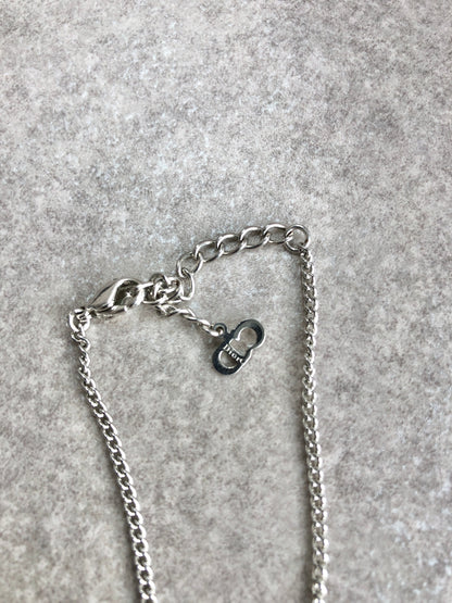 Christian Dior Logo Motif Bracelet Silver Vintage iwy7ym