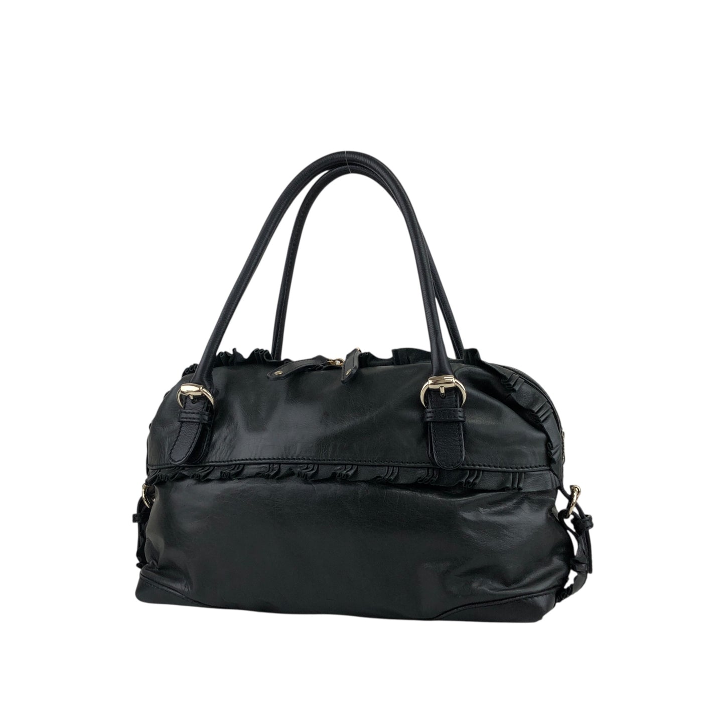 GUCCI Handbag Black Vintage ns25kt