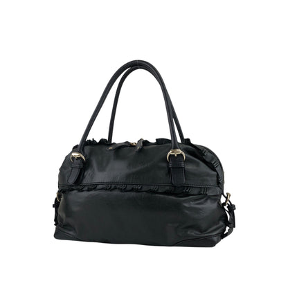 GUCCI Handbag Black Vintage ns25kt