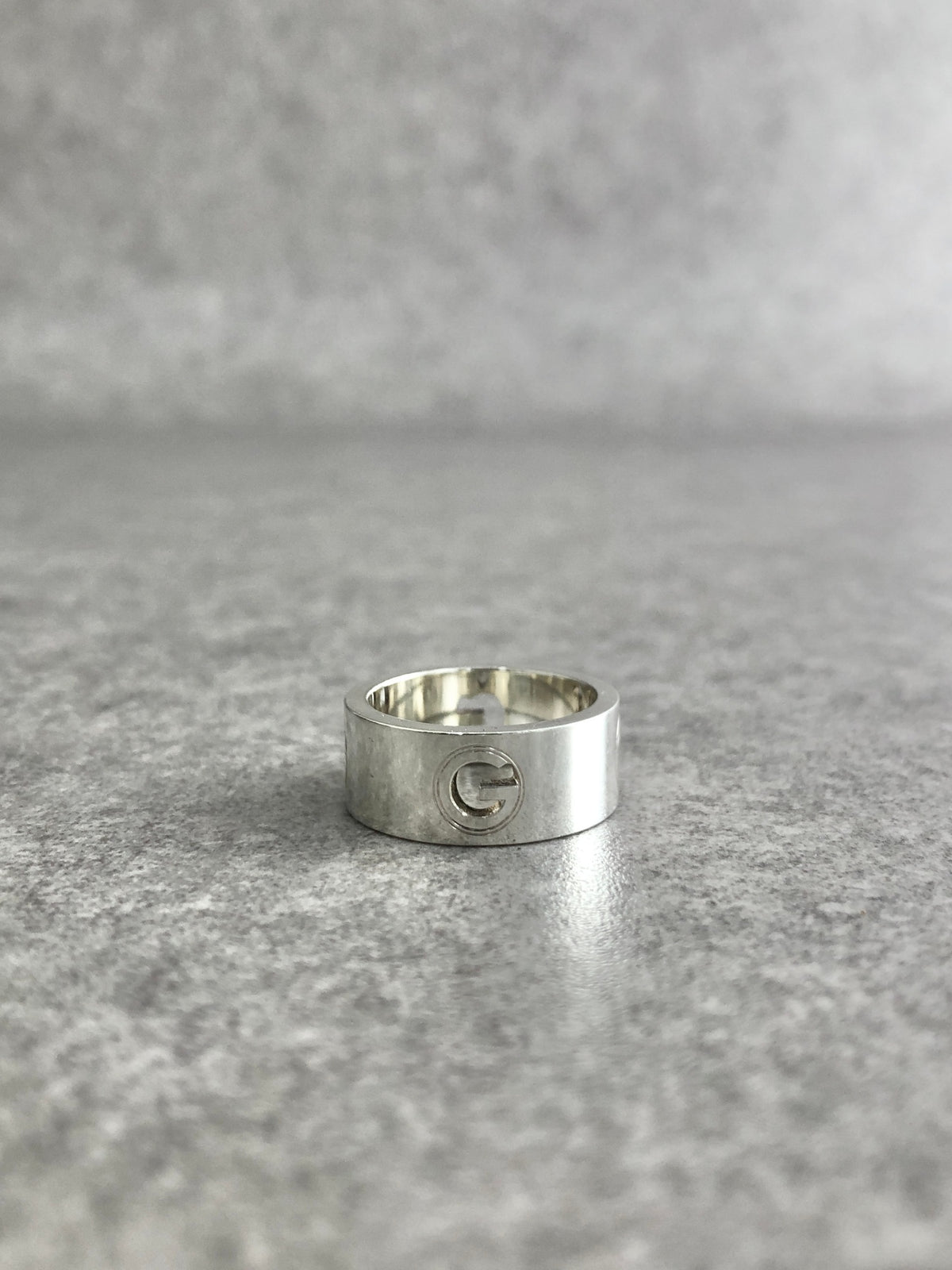 GUCCI SILVER925 Ring Silver Vintage r5mxhd