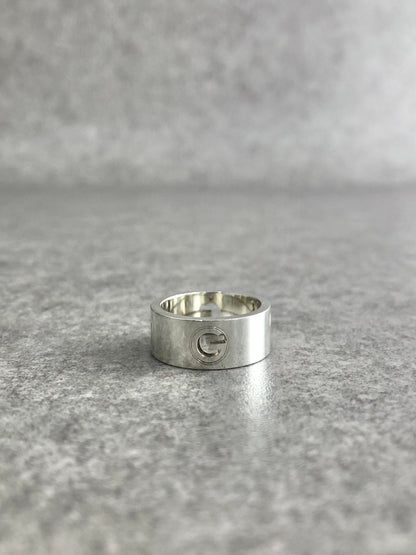 GUCCI SILVER925 Ring Silver Vintage r5mxhd