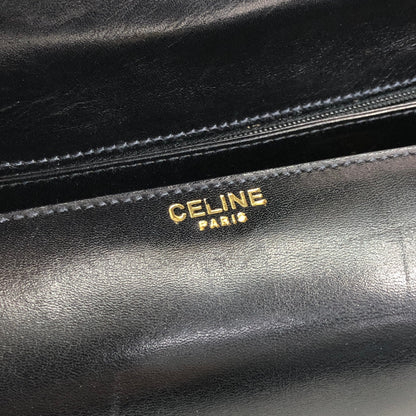CELINE Blason Shoulder bag Black Vintage jvmcjz