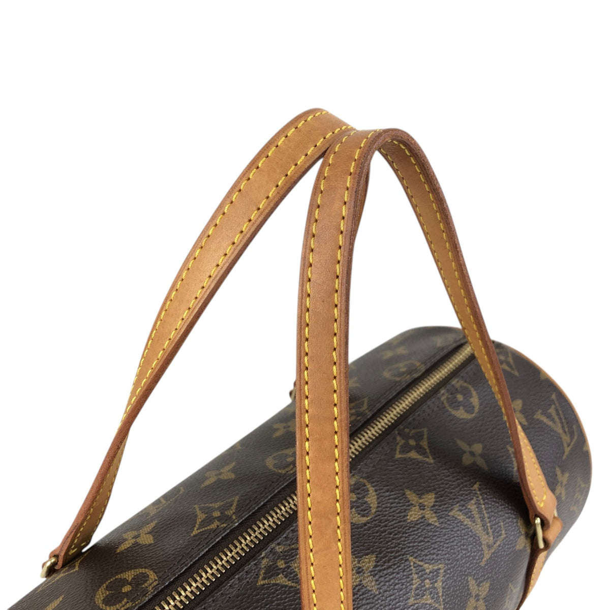 LOUIS VUITTON Monogram Handbag Brown M51386 Vintage nkwxhm