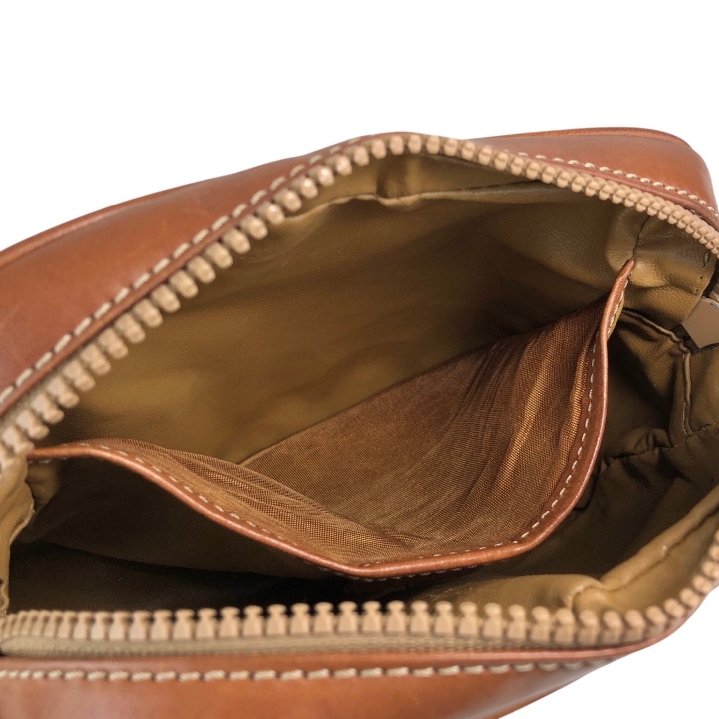 CELINE Macadam Blason Shoulder bag Brown Vintage ebzayc