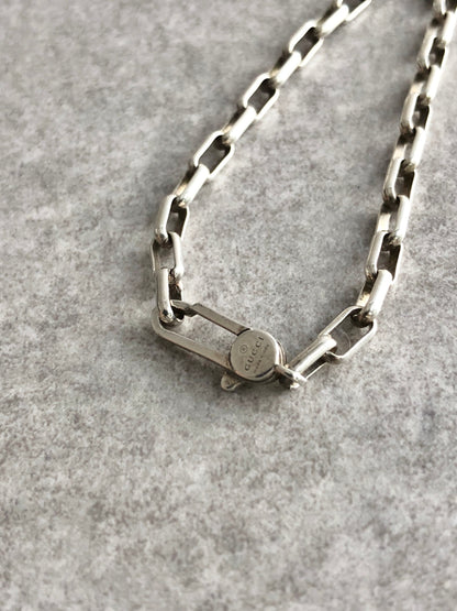 GUCCI Interlocking Bracelet Silver Vintage 3bmt2w