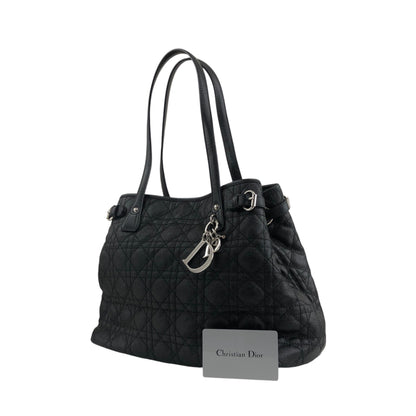 Christian Dior Cannage Totebag Black Vintage y5d2m6