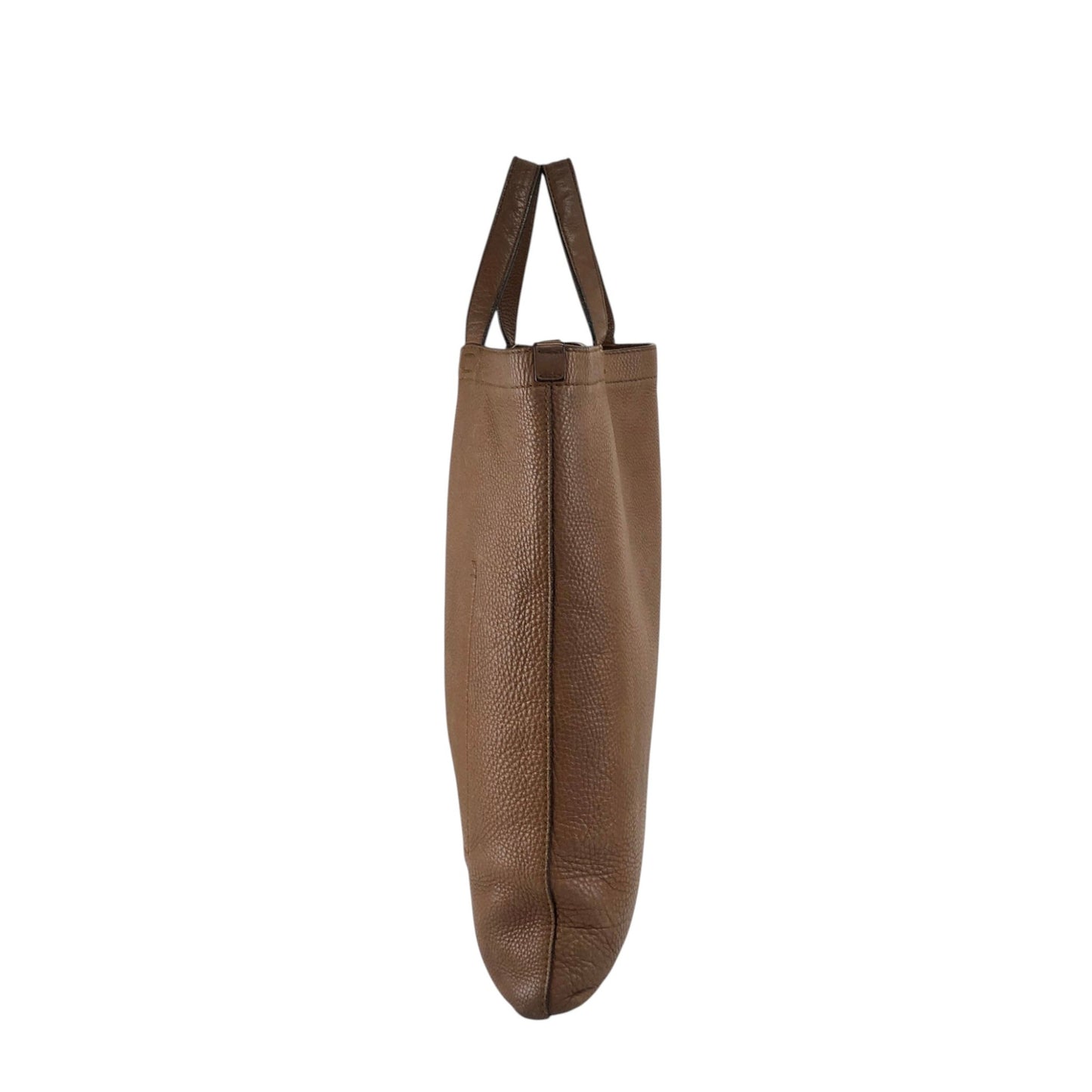 GUCCI Logo Embossed Totebag Brown Vintage 7tbu4m
