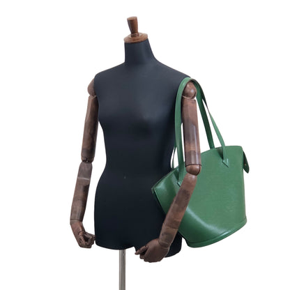 LOUIS VUITTON Epi Shoulder bag Totebag Green Vintage 3izj35