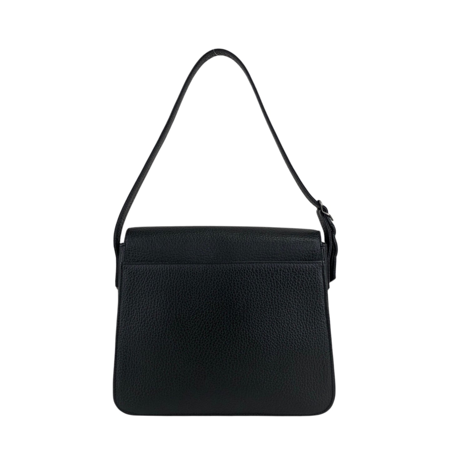 Yves Saint Laurent Logo  Shoulder bag Black Vintage ex2z8n