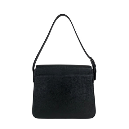 Yves Saint Laurent Logo  Shoulder bag Black Vintage ex2z8n