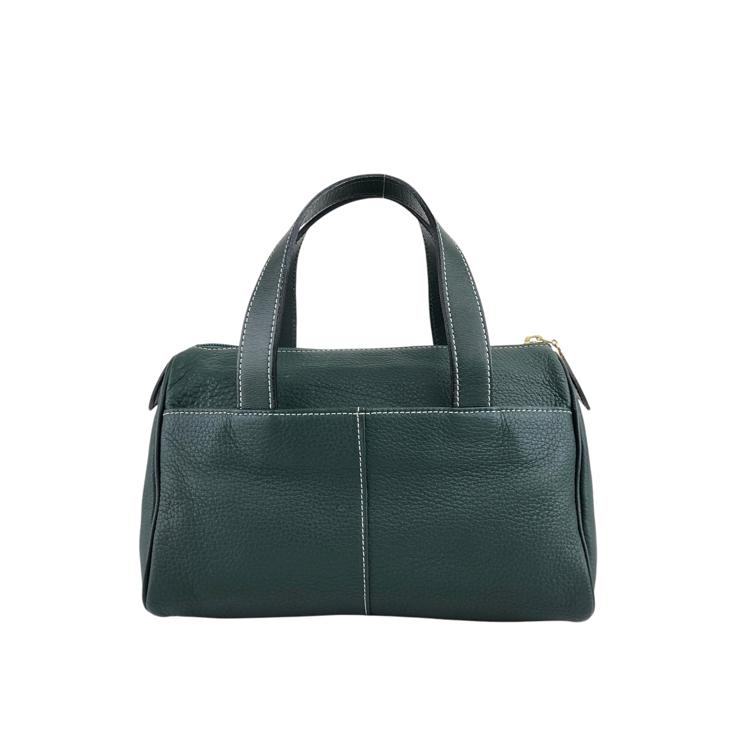 BURBERRY Boston bag Handbag Green Vintage kmfkyj