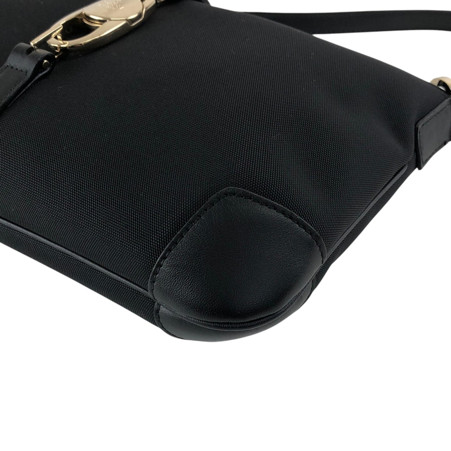 GUCCI Jackie Shoulder bag Black Vintage 8e828u