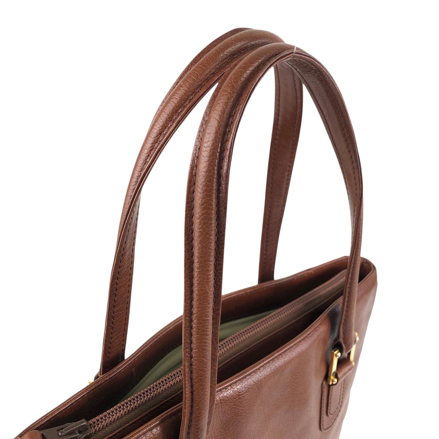 LOEWE Anagram Handbag Brown Vintage tewjne