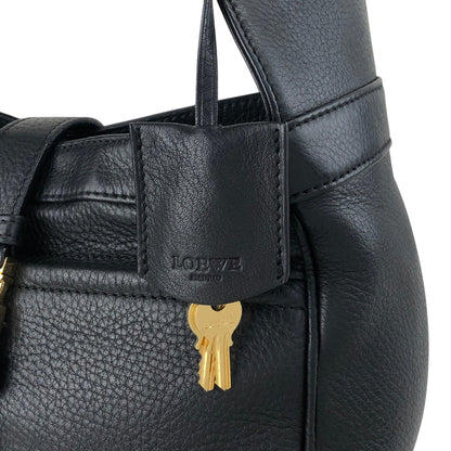 LOEWE Logo Shoulder bag Black Vintage earnia